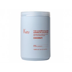KEZY I am COCONUT 1000мл Кондиционирующая маска с экстр.кокоса д/окраш.вол.