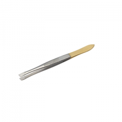 METZGER Пинцет PT-385-HG скошен (позолота)