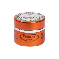 Planet Nails 11275 Гель-паста для чеканки Vintage Gel silver 5г СЕРЕБРО