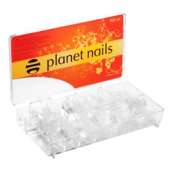 Planet Nails 17005 типсы  прозрачные 500 шт/уп №1-10