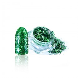 Алмазнные Хлопья InGarden № 14 ТЕМНО-ЗЕЛЕНЫЕ