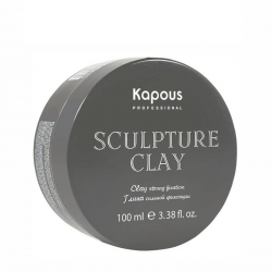 Глина Kapous для укладки волос нормальной фиксации Sculpture Clay Styling 100 мл 1251