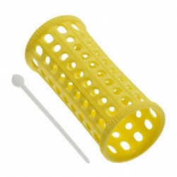 SIBEL Бигуди пластиковые  30мм желтые, 10шт 4600732