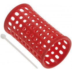 SIBEL Бигуди пластиковые  40мм красные, 10шт 4600832