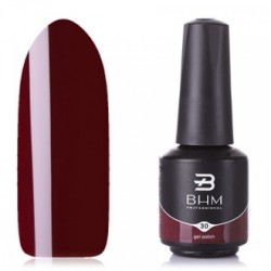 Гель-лак BНМ  030 флакон 7мл спелая вишня