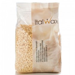 ITALWAX TF Воск горячий (пленочный) белый шоколад гранулы 1 кг (7671)