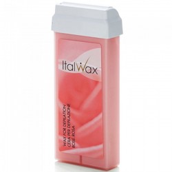 ITALWAX Воск в картридже 100 мл роза теплый для коротких и жестких волос 7619