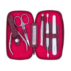 STALEKS MS-01 Набор мани"BASIC " 5 предмов, чехол в ассортименте