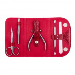 STALEKS MS-02 Набор маникюрный "LADY" 5 предметов, чехол в ассортименте