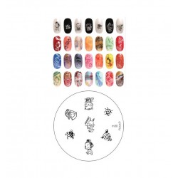 KONAD Печатная форма (диск) М30. SN-IPM030 image plate M30, зверюшки