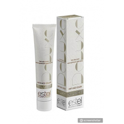 ESTEL Silver De Luxe 6/71 Крем-краска 60мл, темно-русый коричнево-пепельный