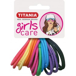 Резинки Titania для волос 4 см 20 шт/уп цветные 7890 GIRL 29062 