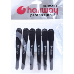 HAIRWAY 42032 Зажим пластик 100 мм, 6шт/УПАК