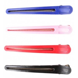 HAIRWAY 42036 Зажим металл/нейлон разноцветный 100мм.12шт/уп (ка9340733)