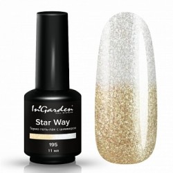 InGarden Star Way Термо-гель-лак 11мл № 195 лимонн золото