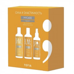 Tefia Набор "Сила и эластичность" (MYCARE REPAIR шамп.300мл+бальз.300мл+спрей 250мл) 63047 