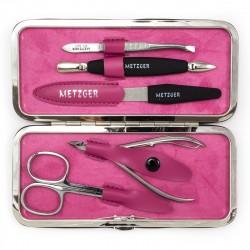 METZGER Маникюрный набор (5 предм.) MS-148-S РОЗОВЫЙ