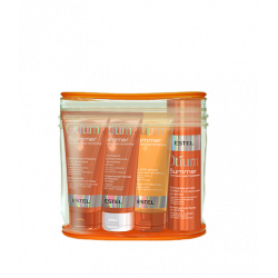 ESTEL OTIUM SUMMER  Набор в косметичке (шамп 100+бальзам-маска 100 + спрей 100+гель для душа 100)