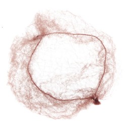 DEWAL Сеточка для пучка, коричнев.2 шт/уп CE051