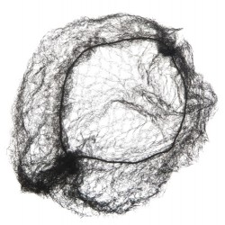 DEWAL Сеточка для пучка, чёрная.2 шт/уп CE050