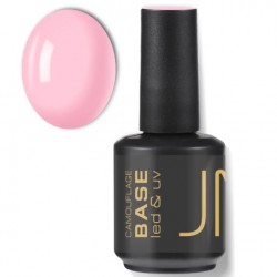 JessNail База для гель-лака камуфлирующая JN 09, 15мл РОЗОВЫЙ