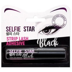 Selfie Star Клей для накладн.ресниц с кисточк, ЧЁРН 5гр 12-651