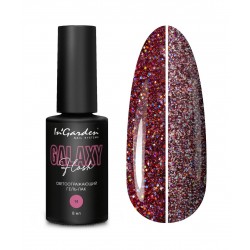 InGarden Гель-лак GALAXY FLASH №14 Галактическая ягода