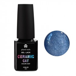 PLANET NAIL 13646 Гель-лак "Ceramic Cat" 8мл синий